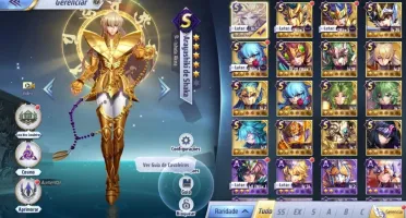 SAINT SEIYA AWAKENING - COM GEMAS AVANÇADAS E LIVROS