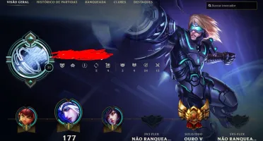 Conta Ouro 5 - Borda Platina - 34 Champ - 16 Skins