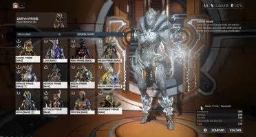 Conta Warframe maestria 17 End Game + skins + platinas
