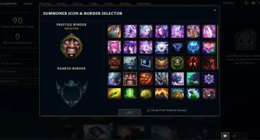 Conta LoL Platina 1 - 88% winrate - 38 Champ - 6 skins