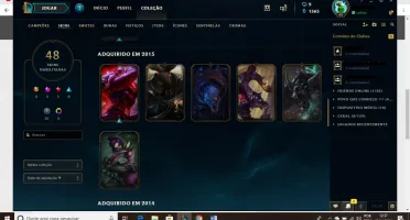 Conta LoL- Prata- MMR alto/ 121 champs/ 29 skins