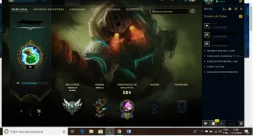 Conta LoL- Prata- MMR alto/ 121 champs/ 29 skins
