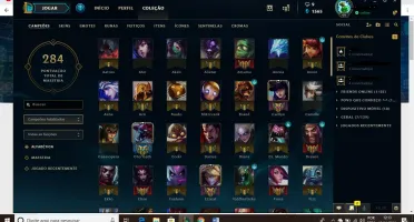 Conta LoL- Prata- MMR alto/ 121 champs/ 29 skins