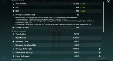 Conta Genshin End Game