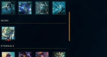 Conta de league of legends, 189 skins