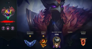 Conta de league of legends, 189 skins