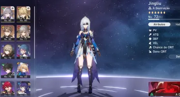Jingliu - Blade +Cone - DanHeng - Luocha - Bronya E1 - ND 65