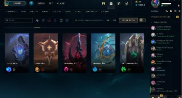 Conta League of Legends platina