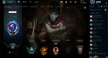 Conta League of Legends platina