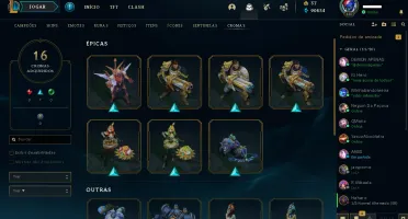 Conta League of Legends platina
