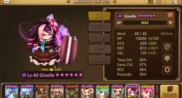 Nat5 Ld Giselle - Conta Top Mid Game - Barato Pra Sair Logo