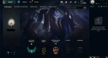 Conta LoL, Platina IV, Email Não Confirmado, Pulando Elos