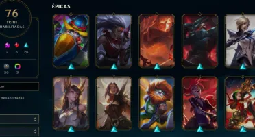 Full Acesso - LVL 210 - 157 Champions - 76 Skins - platina 4