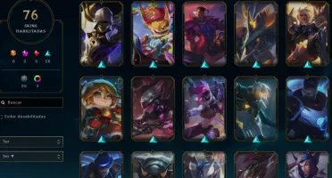 Full Acesso - LVL 210 - 157 Champions - 76 Skins - platina 4