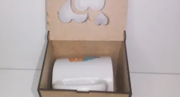 Kit Caixa em MDF Personalizada para Caneca de Louça,...