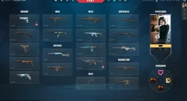 Conta de valorant, com skins, mais de R$ 1,500 gastos