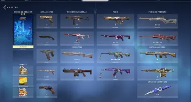Conta Valorant - Ouro 3 - Diversas Skins
