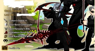 Conta AQW Endgame - 12 anos