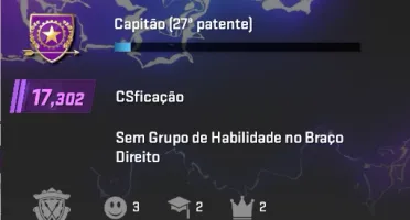 Conta Cs2 Prime- 17,3K Premier- Com Medalhas (639hrs)