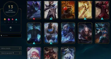 Conta League Of Legends ELO Platina I (COM EMAIL)