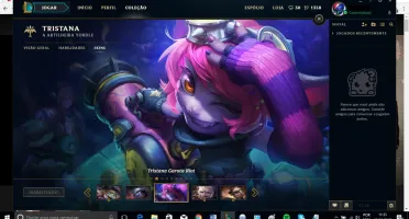 League of Legends , conta na md10 , com skin vitoriosa