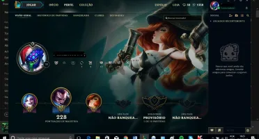 League of Legends , conta na md10 , com skin vitoriosa