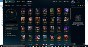 League of Legends , conta na md10 , com skin vitoriosa