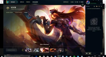 League of Legends , conta na md10 , com skin vitoriosa