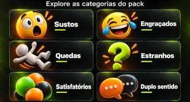 Pack de vídeos de gancho para Reels, TikTok e Shorts