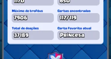 Cv 15 + Conta Clash Royale