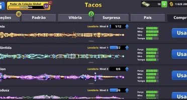 Conta 8Ball Pool Full Lendarios Com 1.8B De Ficha