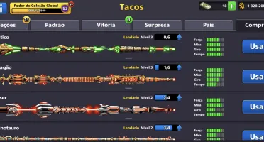 Conta 8Ball Pool Full Lendarios Com 1.8B De Ficha