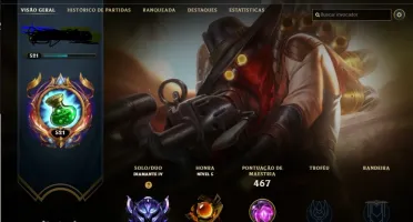 Conta lol Diamante 4, criada em 2018