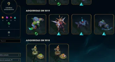 Conta lol Diamante 4, criada em 2018