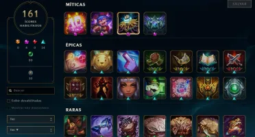 Conta Platina com 174 skins