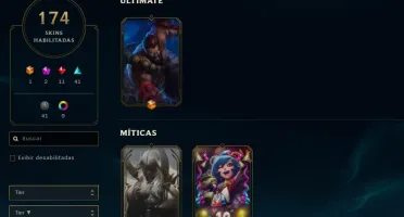Conta Platina com 174 skins