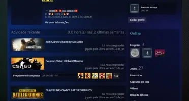 Conta Steam Maravilhosa PIKA