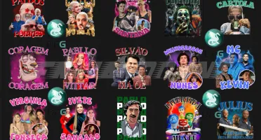 +D 70 artes em PNG de personalidades do Futebol e artistas