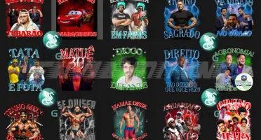 +D 70 artes em PNG de personalidades do Futebol e artistas