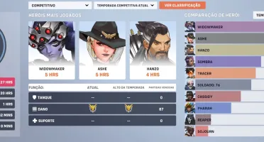 Conta Overwatch Smurf Mestre 1
