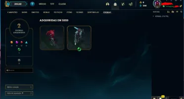 Conta league of legends platina