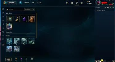 Conta league of legends platina