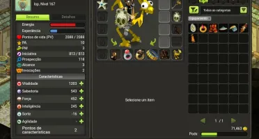 CONTA DOFUS TOUCH BRUTAS - IOP 167, OSA 157...