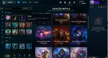 CONTA COM SKINS RARAS E FULL CHAMPS.