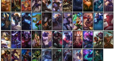 Conta unranked com 150 champs e 67 Skins