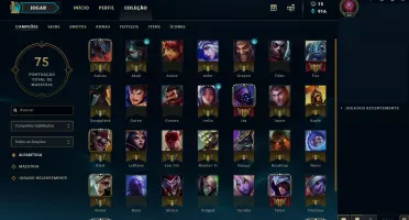 Conta smurf Diamante 5 (V) borda Diamante - 35 campeões