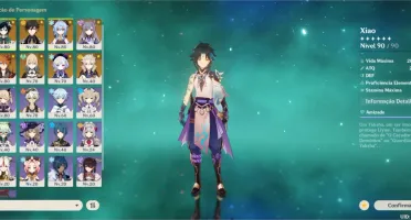 Conta Genshin lvl 55
