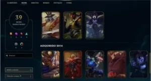 Conta LoL Platina