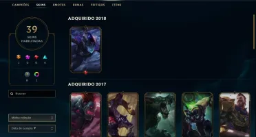 Conta LoL Platina