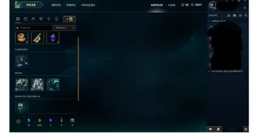 Conta League Of Legends - Level 19 - 3.597 de IP